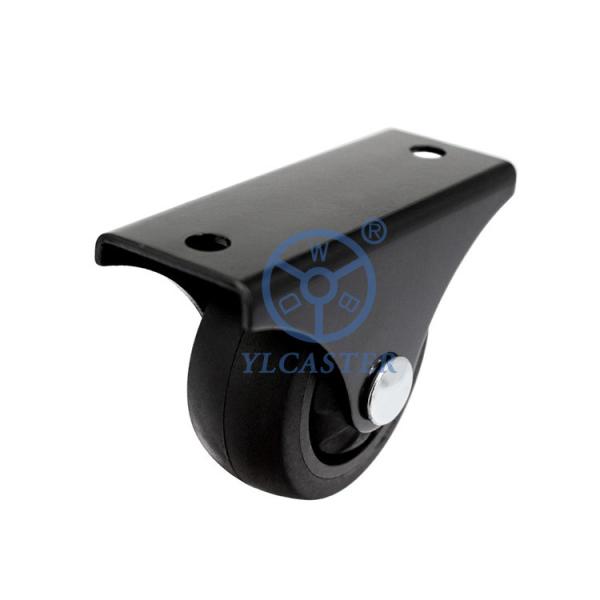 38mm Furniture Casters Soft TPR Directional Rubber Mute Wheels With Bearing