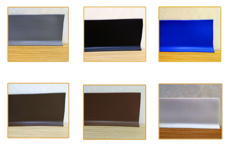 4" to 6" Flexible PVC Wall Baseboard Trim with Payment Term of 30% Deposit 70% Balance