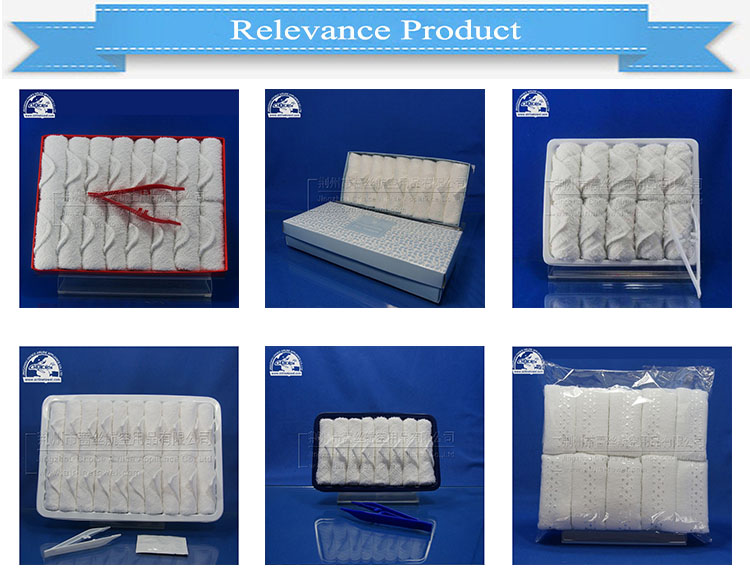 100% Cotton Hot Disposable Cold Facial Airline Towel