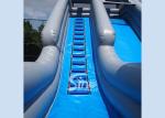 71' long kids tropical commercial inflatable water slide with big pool N 2