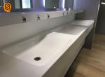 Easy Repairable Solid Surface Wall Hung Basin 10 Years Warranty