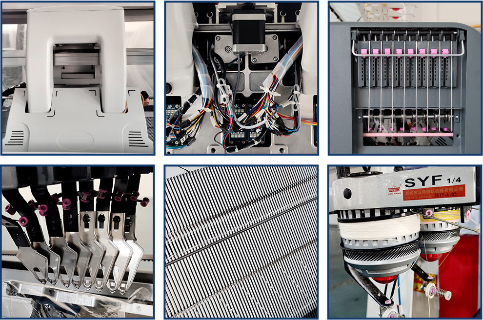 Double System Sweater Flat Knitting Machine 60 Inch 3G Computerized