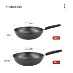 Factory Wholesale Black Fried Pan Cookware Cast Iron Non Stick Frying Pan With