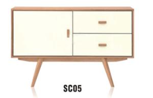 Quality America style solid wood side drawer cabinet furniture wholesale