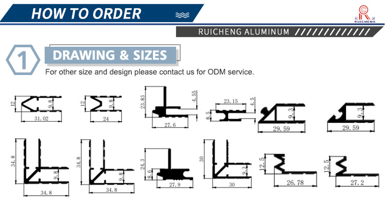 Customized 6061 Aluminum Profile Polishing For Suitcase Silding