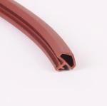 Black Rubber Profile for Glass Door Rubber Sealing Strip Hardness 65±5