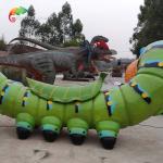 Waterproofing Rideable Animatronic Insect Animatronic Caterpillar For Theme Park