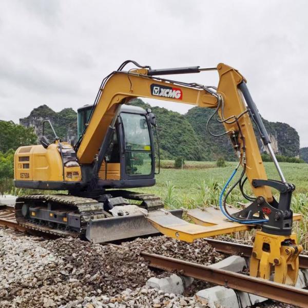 Railway Maintenance Dual Purpose Pillow Sleeper Exchanger / Railroad Excavator