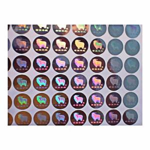 Quality Anti Counterfeiting Gloss Lamination Authentic Hologram Stickers wholesale