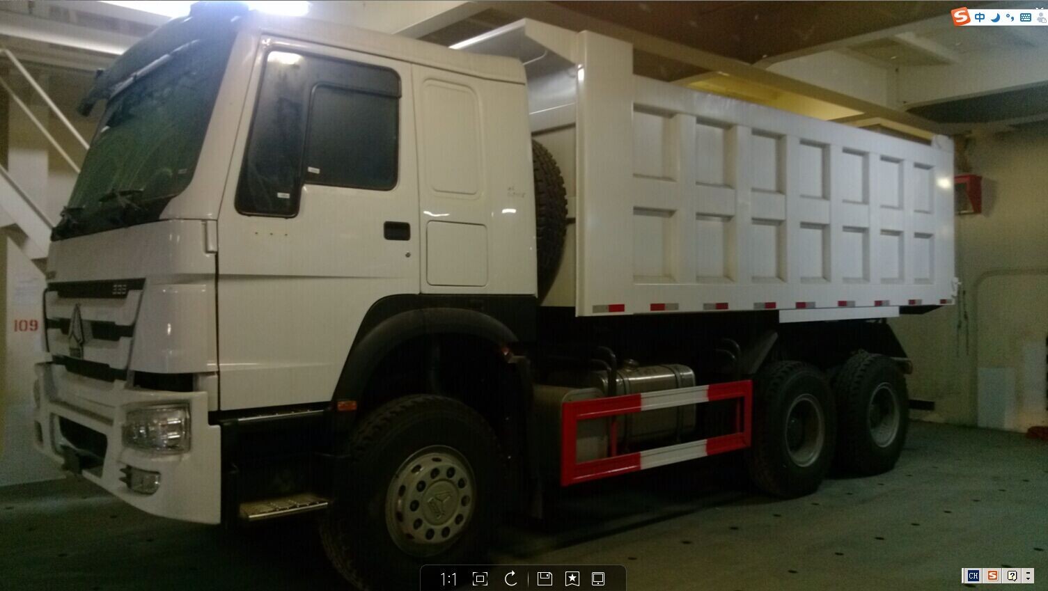 Mining Industry Heavy Duty Dump Truck 336HP 6X4 RHD 30 Ton 10 TIRES