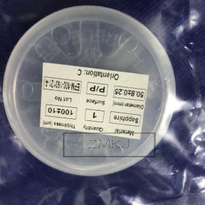 Quality Single Crystal Ultra Thin Sapphire Wafer , Sapphire Substrate 2 Inch 0.1mm Thickness wholesale
