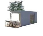 Steel Frame Galvanized Steel Bending 180g Modern 20FT 40FT Prefabricated House