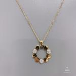 Custom Stainless Steel Jewelry Set Gold Necklace And Earring Set