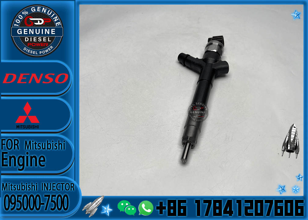 Diesel Injector 1465A279 Common Rail Injector 095000-7500 for Mitsubishi