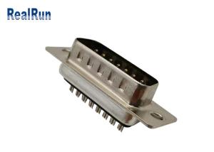 Quality 15 Pin D Subminiature Connector Stamped Contact Straight PBT wholesale