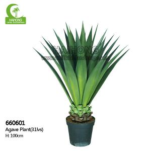 Quality Real Touch Height 100cm Green Artificial Succulents In Pots wholesale