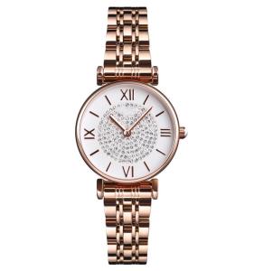 Quality quartz watches for ladies 1533 Luxury Best Selling Quartz Watch Woman Rose Gold Beautiful wholesale