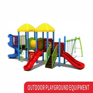 Quality Kids Outdoor Playground Equipment ISO14001 For Public Station wholesale