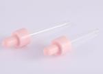 Screen Printing Pink 30ml Glass Dropper Bottles For Essential Oil