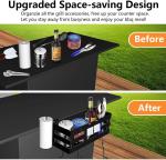 Griddle Grill Caddy BBQ Accessories Organizer for Outdoor Blackstone Grill with