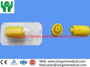 Quality CE and ISO approved medical disposable yellow or transparent Heparin Caps for I.V. catheters cannulas wholesale