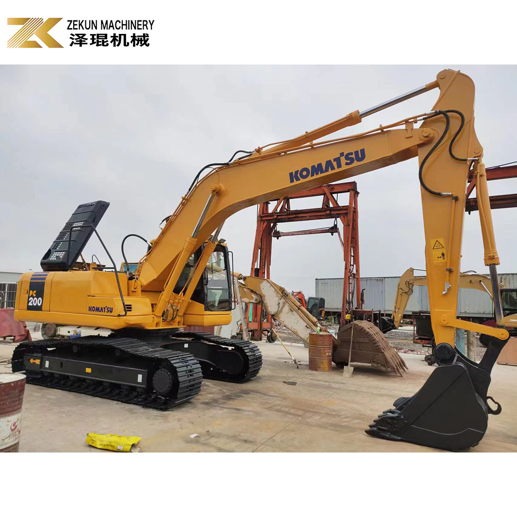 Original Japan Komatsu PC200-7 Excavator 107KW with 2001-4000 Hours