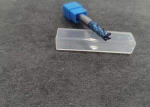 Quality Blue Color Solid Tungsten Carbide End Mill For Cutting With 8mm Diameter wholesale
