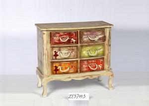 Quality Silk Print Rope Handle Wooden Living Room Furniture wholesale
