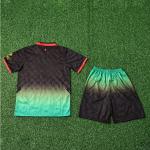 AC Milan Childrens Fourth Away Football Jersey 2025-2026 Season Gradient Black
