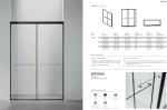 Stainless Steel,Bathroom Shower Room,Double Sliding Door,Matt Black