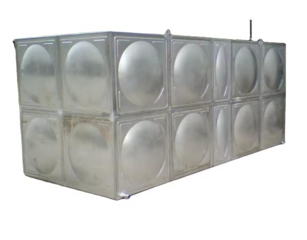 304 / 201 / 316 Stainless Steel Water Storage Tank / Customized Steel Sectional