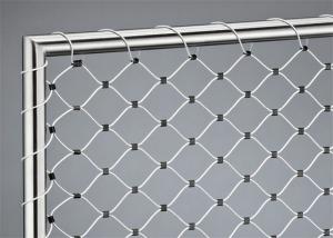 Quality SUS316L 304 Stainless Steel Woven Wire Mesh 7x7 Protective Knitted Rope Mesh For Balcony wholesale