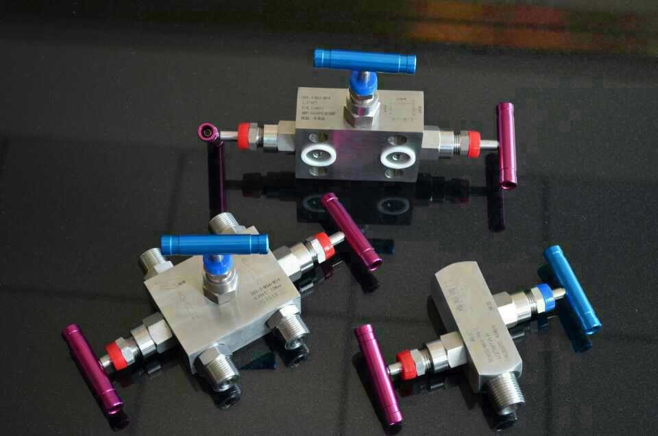 SS304 Pressure Transmitter Manifold High Pressure 3 5 Way