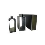 wood grain Glazed Aluminum Curtain Wall Framing Thermal Break