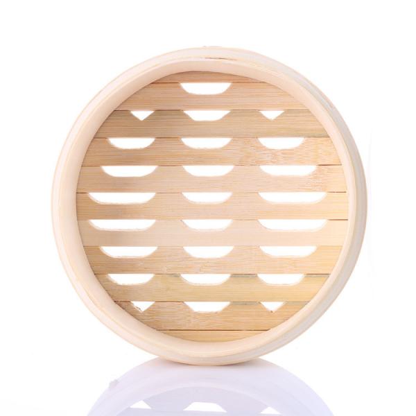 Cheap Round Pastry Wooden Cooking Utensils Handmade Bamboo Food Steamer for sale