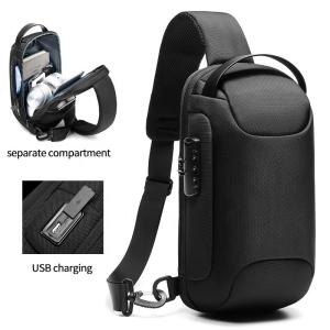 Quality Factory wholesale waterproof fashion anti theft crossbody chest shoulder sling bag for men wholesale