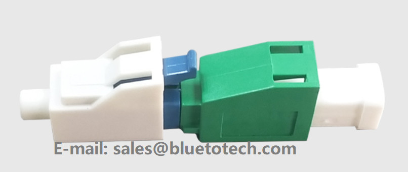 Fiber Optic LC UPC Attenuator Plastic LC APC Attenuator For Test Equipment
