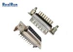 Straight DP 15 Pin PCB 1000VAC D SUB Connector Male Female PBT