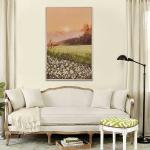 Colorful Thick Texture Country Field Landscape Painting Pure Hand-painted