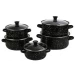 OEM Aluminum Double-Ear Casserole 5 Piece Set for Modern Kitchens