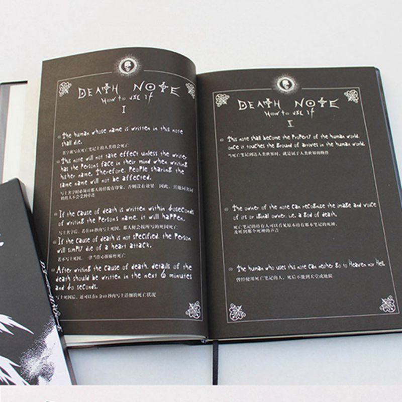 Customized Logo Ryuk Cosplay Death Note Planner Anime Diary Cartoon Book