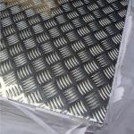 GB/T3880 Aluminium Sheet Checker Plate 5052 5083 Marine Grade Embossed Five Bars