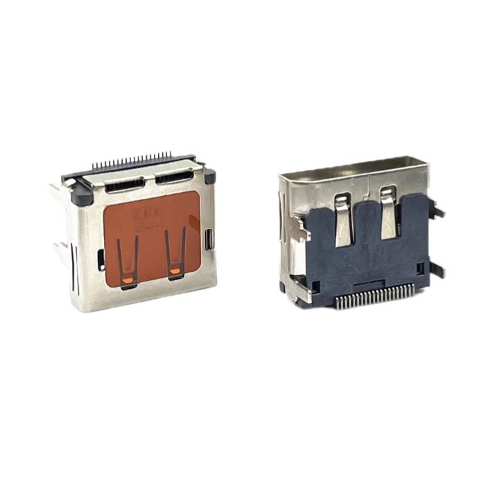 OEM Tin 80u" DP Socket Connector USB Jack SMT DIP Solder With PI Tape