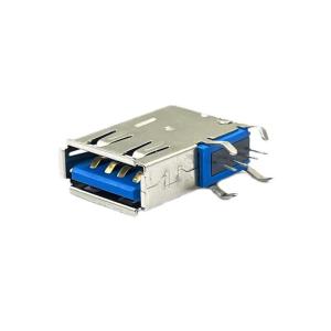 Quality PBT UL94V-0 USB 3.0 Socket Micro USB Female Connector With 1.5A Current Rating wholesale
