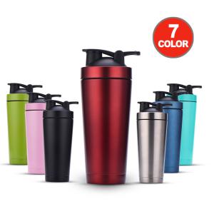 Quality Upgraded Shaker Bottle For Protein Mixes, Protein Shaker Bottle(27oz), Shaker Bottle With Storage For Powder, Stainless Steel Shaker Bottle With Wire wholesale