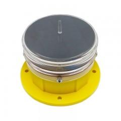 Quality 3KM IP68 Flashing LED 1W Red Solar Traffic Warning Light wholesale