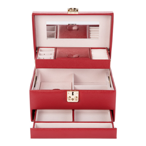 Personalized Large Luxury Jewelry Box For Retail Stores Colorful No Moq