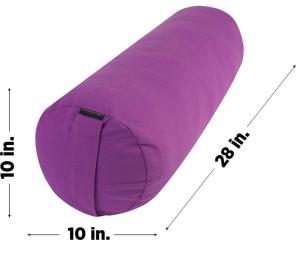 Quality Machine Washable Portable 100% Cotton Yoga Bolster Pillow wholesale