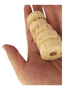 Quality 1 1/4''X1/2'' Cork Rod Handles Waterproof Fishing Rod Cork Rings Antiwear wholesale