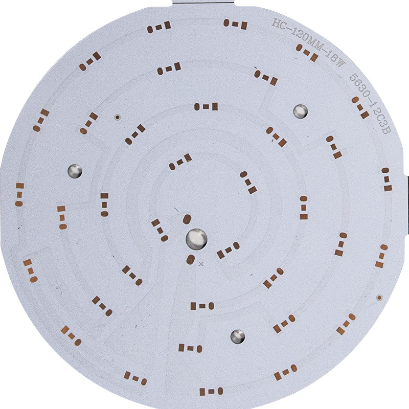 Thermal Expansion OSP 3mil Round LED PCB Board For LED Lighting